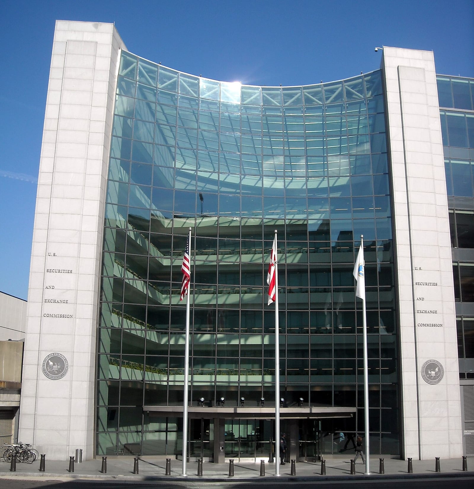 The headquarters building of the U.S. Securities and Exchange Commission in Washington, D.C.