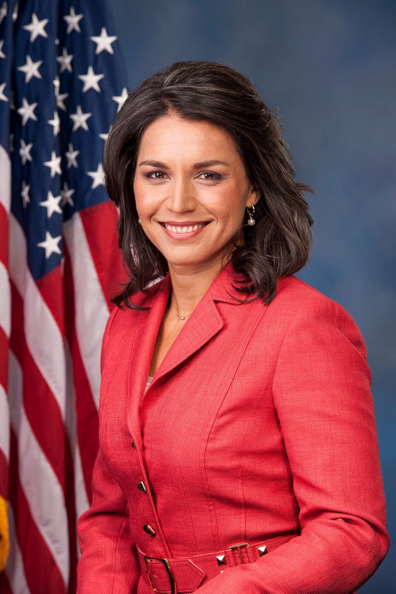Official portrait of Tulsi Gabbard, who as Director of National Intelligence oversaw the 2026 seizure and examination of Puerto Rico voting machines.
